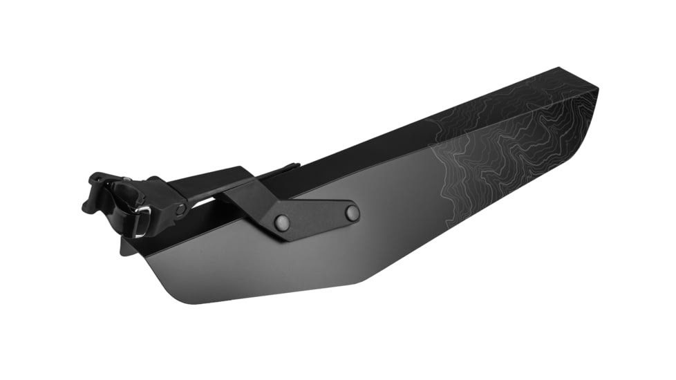 Rambo Bikes PWD Mud Shovel Rear Fender, Black, R147