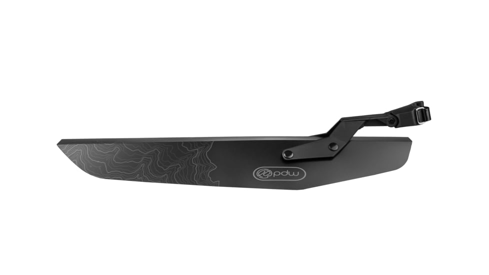 Rambo Bikes PWD Mud Shovel Rear Fender, Black, R147