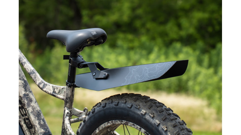 Rambo Bikes PWD Mud Shovel Rear Fender, Black, R147