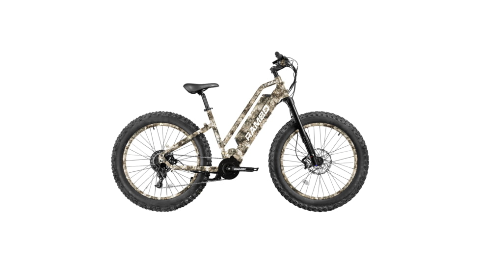 Rambo Bikes REBEL 1000W Step-Thru Electric Bike, TT Viper Western Camo, 19 in, 1000 XPST-VW