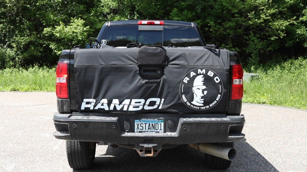 Rambo Bikes Tailgate Cover, Water-Resistant, Black, R193