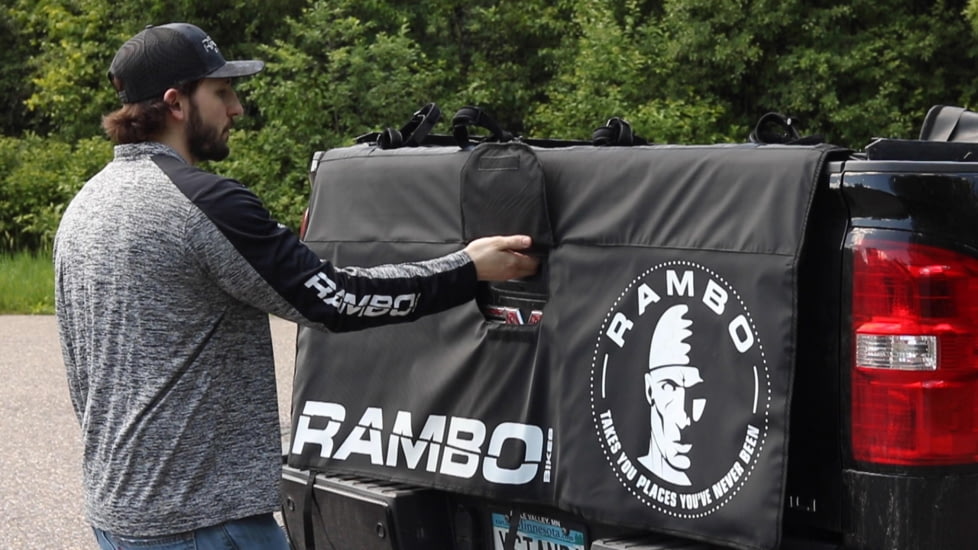 Rambo Bikes Tailgate Cover, Water-Resistant, Black, R193