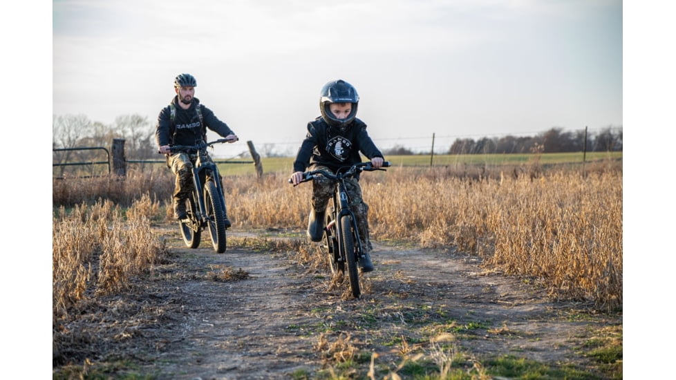 Rambo Bikes TRAILBREAKER 250W Electric Bike - Kids, Matte Black, 20 in, TRA2.0-BK