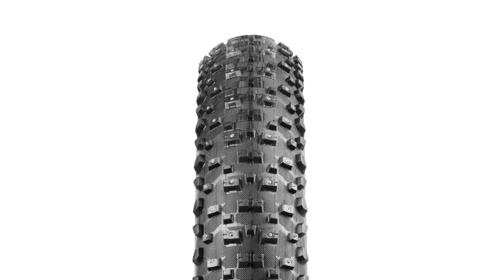 Rambo Bikes Vee Snow Avalanche 26x4.8in Folding Studded Tire, Black, RP-25-09-02