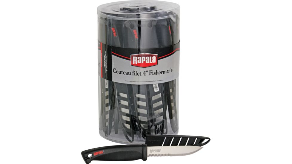 Rapala 24 Pack Fishermans Fixed Knife NK18165