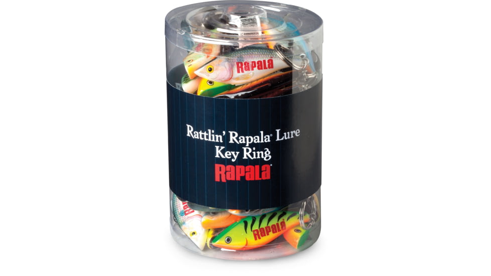 Rapala Assorted Bulk Keyrings, 48pc, RGWBULKKEYRINGS