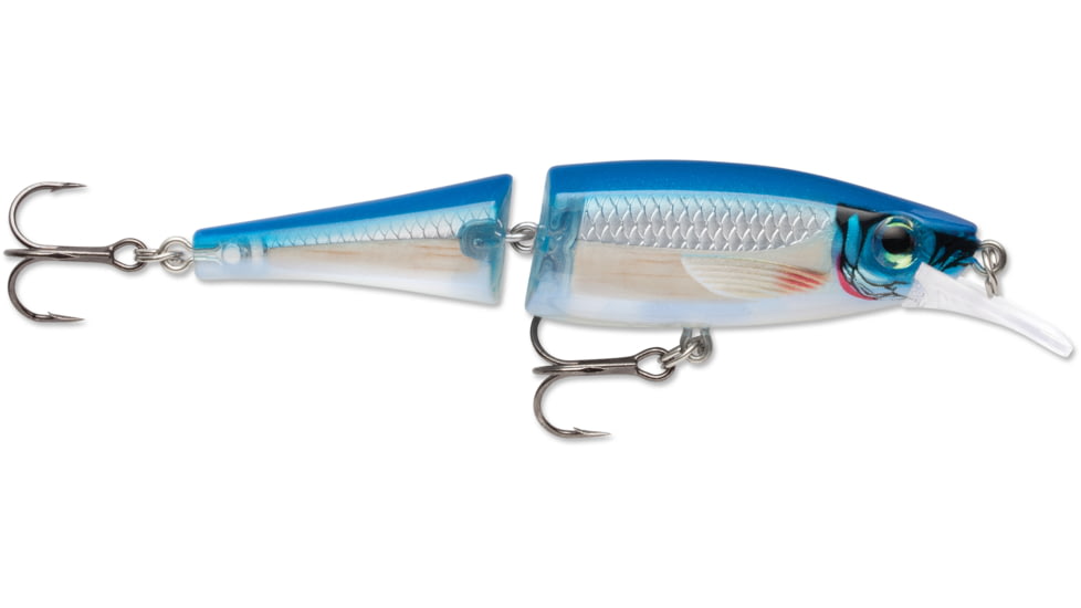 Rapala Bx Jointed Minnow, Floating, Blue Pearl, 3 1/2in, 5/16oz, BXJM09BLP