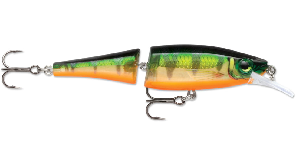 Rapala BX Jointed Minnow Topwater Hard Bait, 3-1/2in, 5/16oz, Perch, BXJM09P