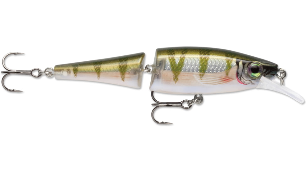 Rapala BX Jointed Minnow Topwater Hard Bait, 3-1/2in, 5/16oz, Yellow Perch, BXJM09YP