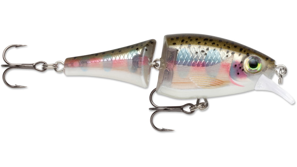 Rapala BX Jointed Shad Crankbait, 6ft, 2.5in, 1/4 oz, Rainbow Trout, BXJSD06RT