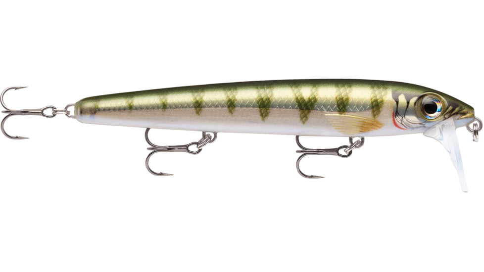 Rapala Bx Waking Minnow, Floating, Yellow Perch, 5 1/4in, 3/4oz, BXWM13YP
