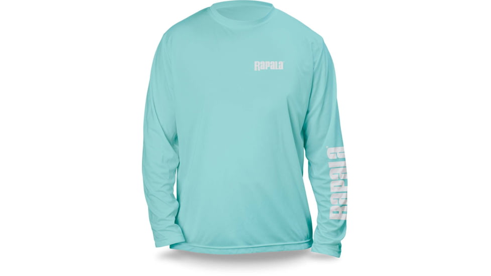 Rapala Core Long Sleeve Shirt, Bahama Heather, Extra Large, RCLS9016XL