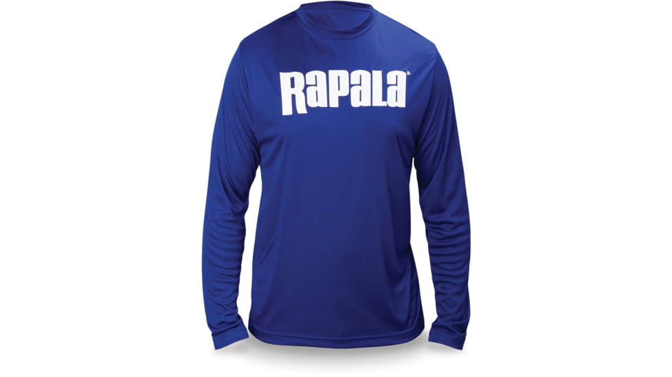 Rapala Core Long Sleeve Shirt, Royal Blue, Extra Large, RCLS9006XL