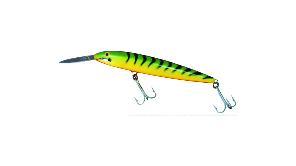 Rapala CountDown Magnum Lure, Firetiger Sinking, 2 3/8oz, 7in, CDMAG18FT