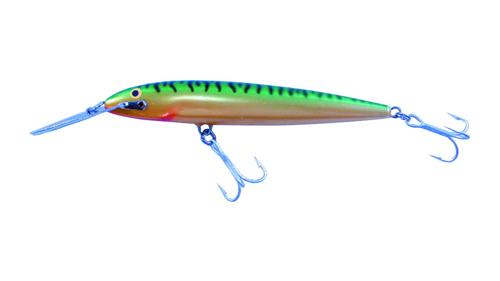 Rapala CountDown Magnum Lure, Sinking, Green Mackerel, 2 3/8oz, 7in, CDMAG18GM
