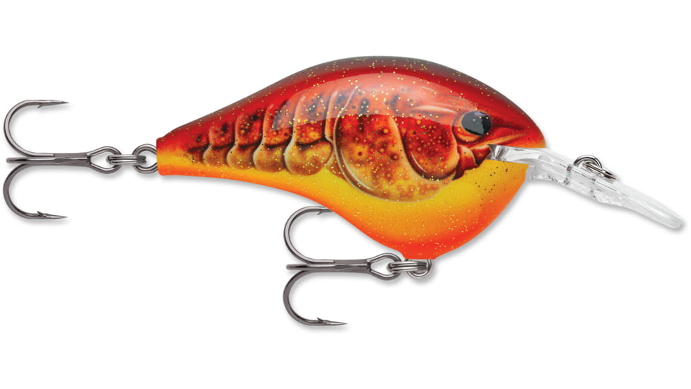 Rapala Dives-To, 2" 3/8oz, #5 Hooks, Crystal Craw, DT06CSCW