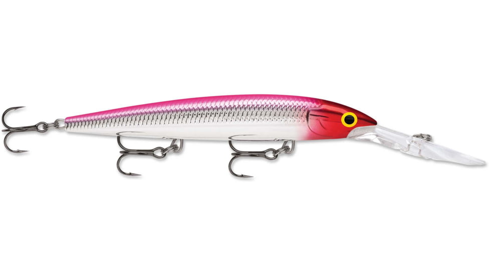 Rapala Down Deep Husky Jerk 12 Lure, Pink Clown, DHJ12PCL