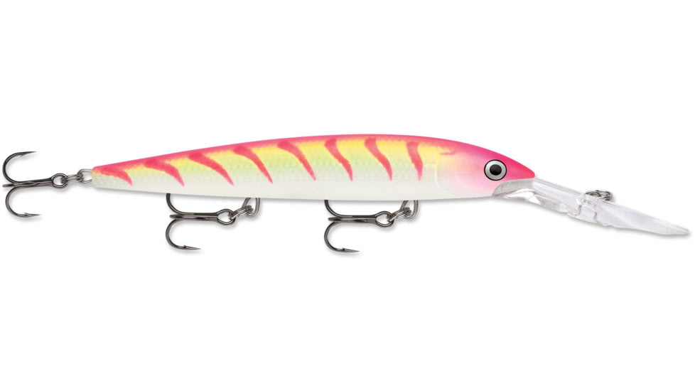 Rapala Down Deep Husky Jerk 12 Lure, Pink Tiger UV, DHJ12PTU