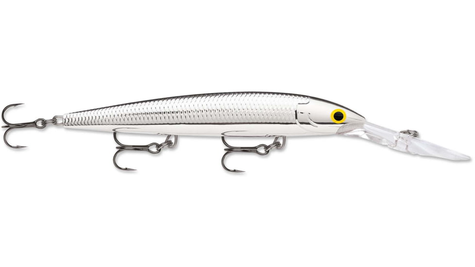 Rapala Down Deep Husky Jerk 12 Lure, Pure Chrome, DHJ12PCH