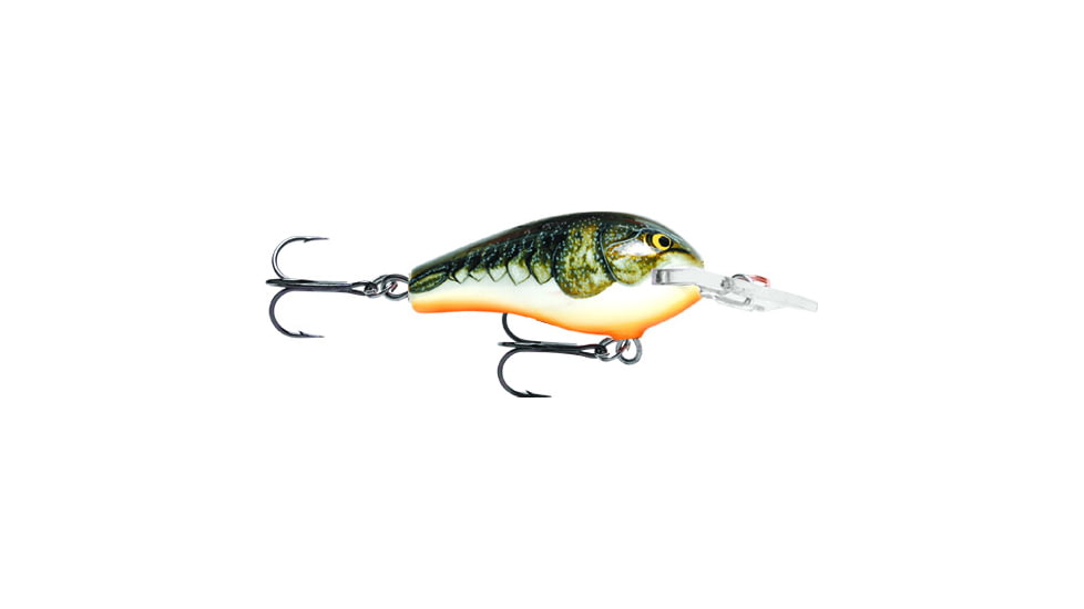 Rapala Fat Rap Crankbait, 2ft, 5/16oz, Floating, Crawdad, FR05CW