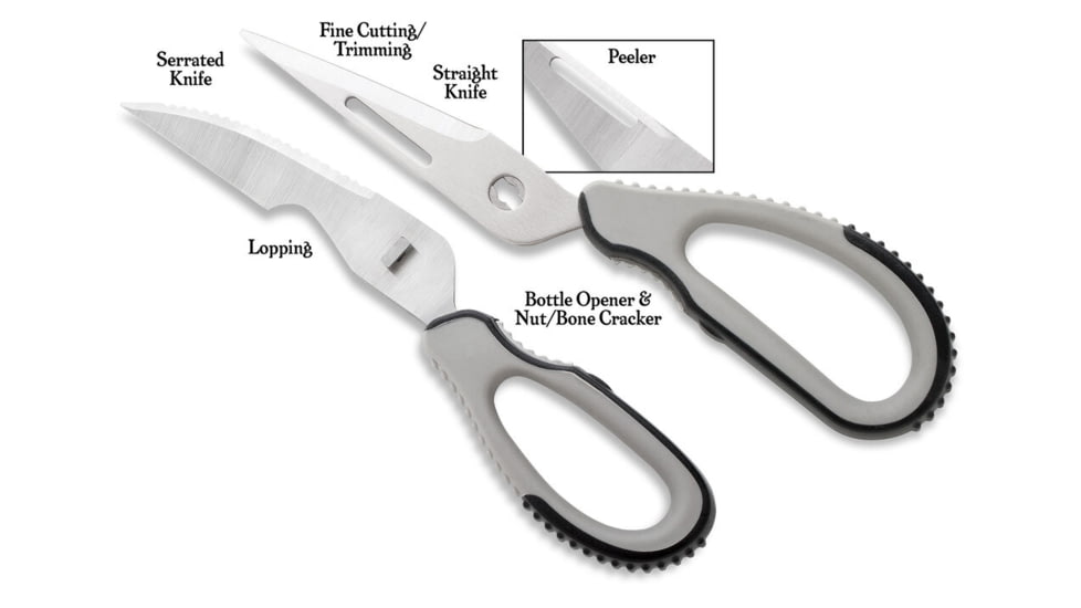 Rapala Fish and Game Shears, Straight/Serrated Knife, RFGS