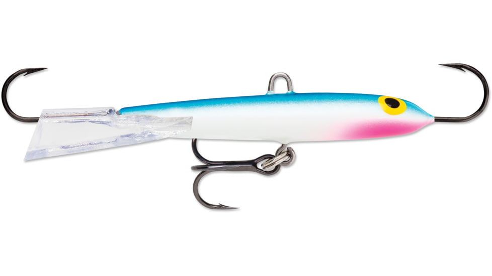 Rapala Flat Jig 6, Glow Pearl Blue, 3/16oz, 2-1/2in, RFJ06GPB