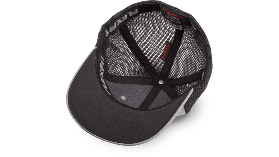 Rapala Flex Fit Cap, Heathered Grey/Black Mesh Left Logo, RFFC200