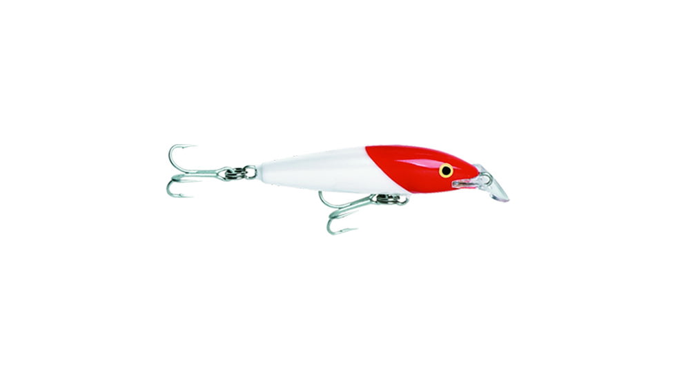 Rapala Floating Magnum Lure, 7", 1 1/2 oz, Red Head Floating, FMAG18RH