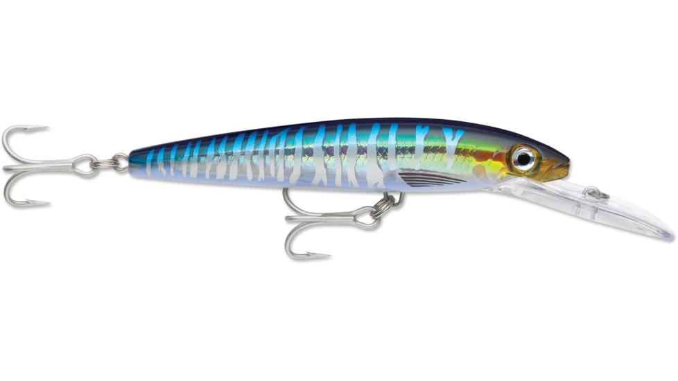 Rapala Husky Magnum Trolling Stickbait, Floating 6-1/4", 2-3/8 oz, 25 Ft, #4/0 Hooks, Wahoo UV, HMAG25WHU
