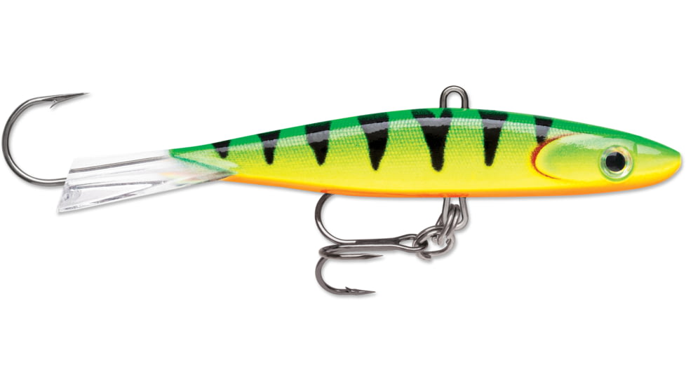 Rapala Jigging Shadow Rap 2 3/4&quot;, 3/8oz, #8 Hook, Glow Tiger, JSDR07GT