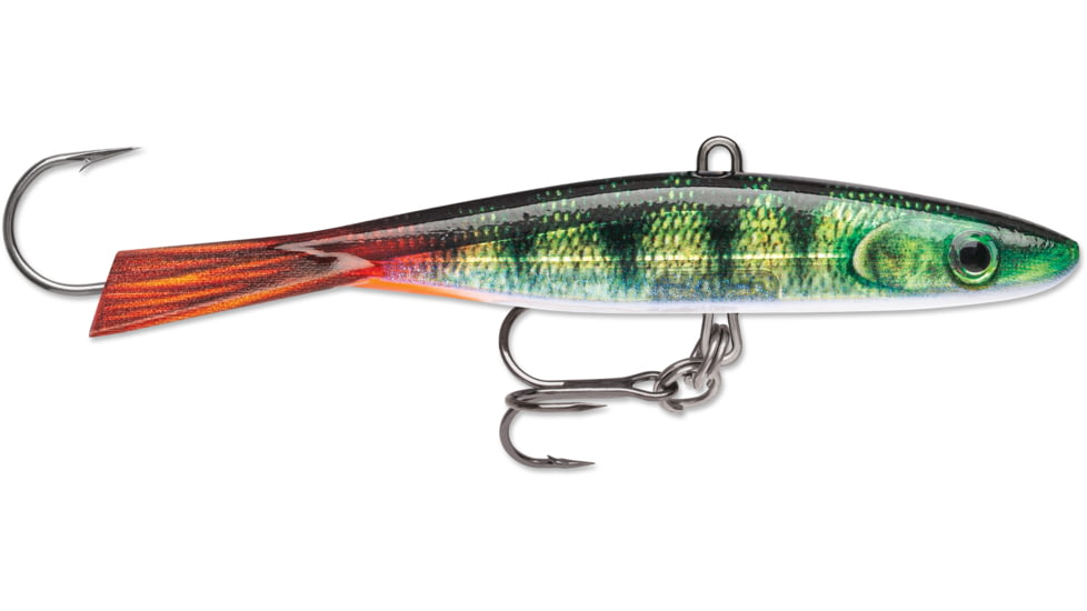 Rapala Jigging Shadow Rap 2 3/4&quot;, 3/8oz, #8 Hook, Live Perch, JSDR07PEL