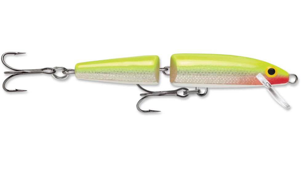 Rapala Jointed 11 Lure, Silver Fluorescent Chartreuse, J11SFC