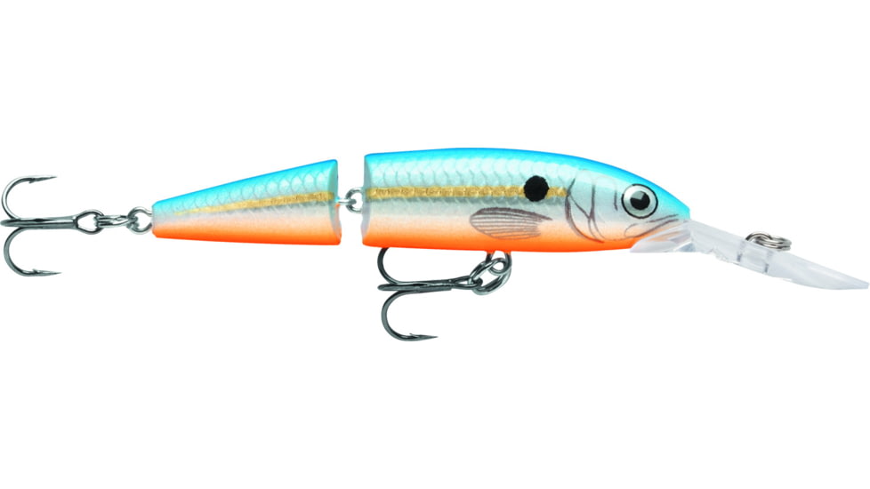 Rapala Jointed Deep Husky Jerk, Suspending, Blue Shad, 3-1/8in, 3/16oz, JDHJ08BSD