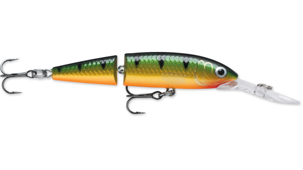 Rapala Jointed Deep Husky Jerk, Suspending, Perch, 3-1/8in, 3/16oz, JDHJ08P