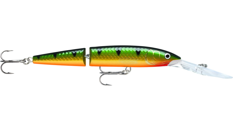Rapala Jointed Deep Husky Jerk, Suspending, Perch, 4 3/4in, 1/2oz, JDHJ12P