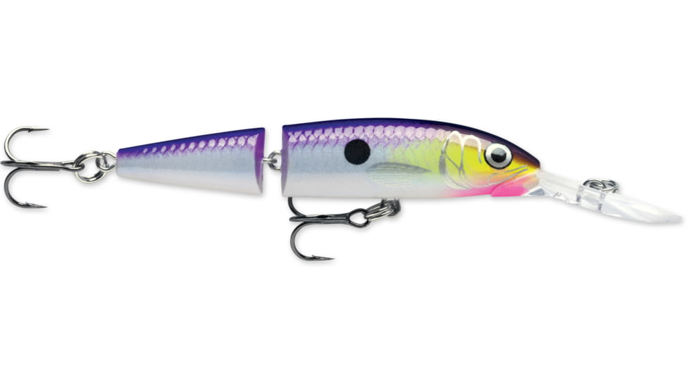 Rapala Jointed Deep Husky Jerk, Suspending, Purpedescent, 3-1/8in, 3/16oz, JDHJ08PDS
