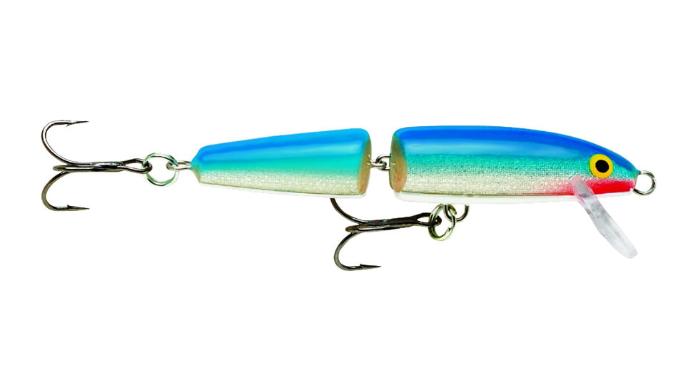 Rapala Jointed Minnow, Floating, Blue, 5 1/4in, 5/8oz, J13B