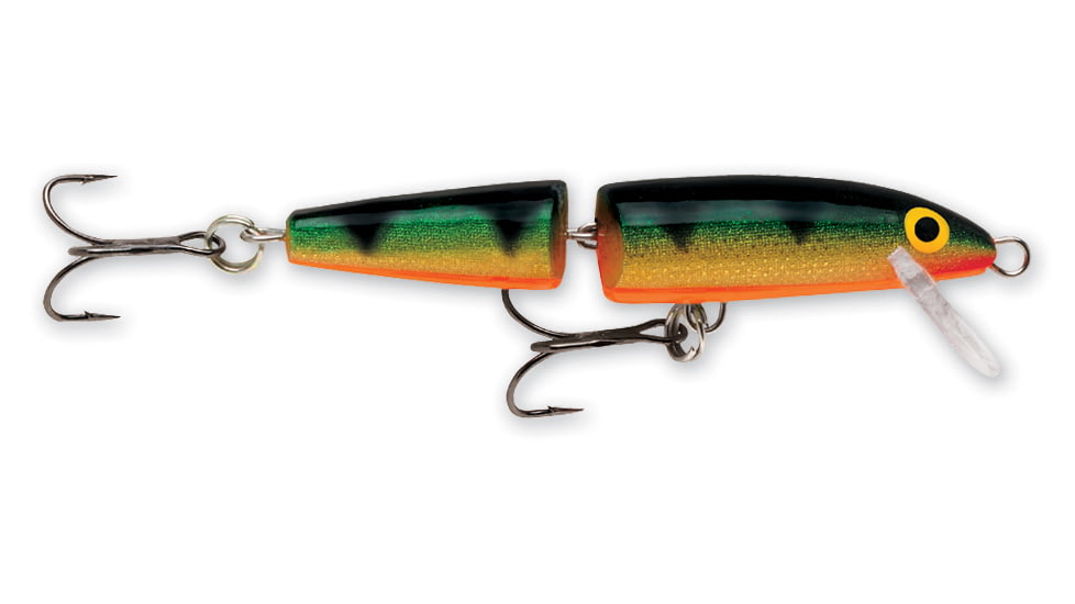 Rapala Jointed Minnow, Floating, Perch, 5 1/4in, 5/8oz, J13P