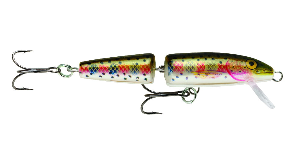 Rapala Jointed Minnow, Floating, Rainbow Trout, 5 1/4in, 5/8oz, J13RT