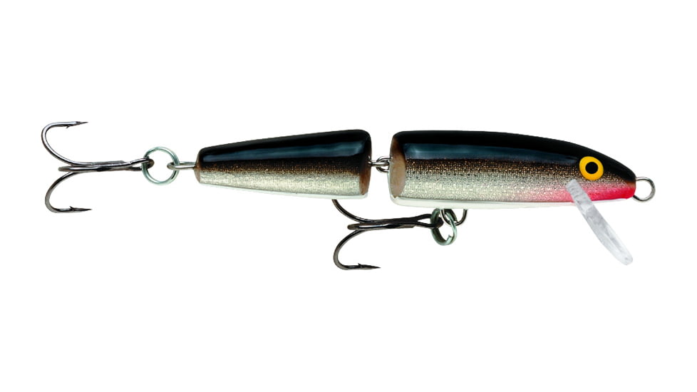 Rapala Jointed Minnow, Floating, Silver, 5 1/4in, 5/8oz, J13S