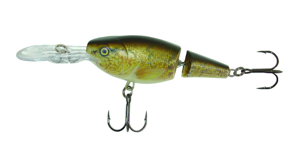 Rapala Jointed Shad Rap Crankbait, 2.75ft, 1/2oz, Floating, Walleye, JSR07W