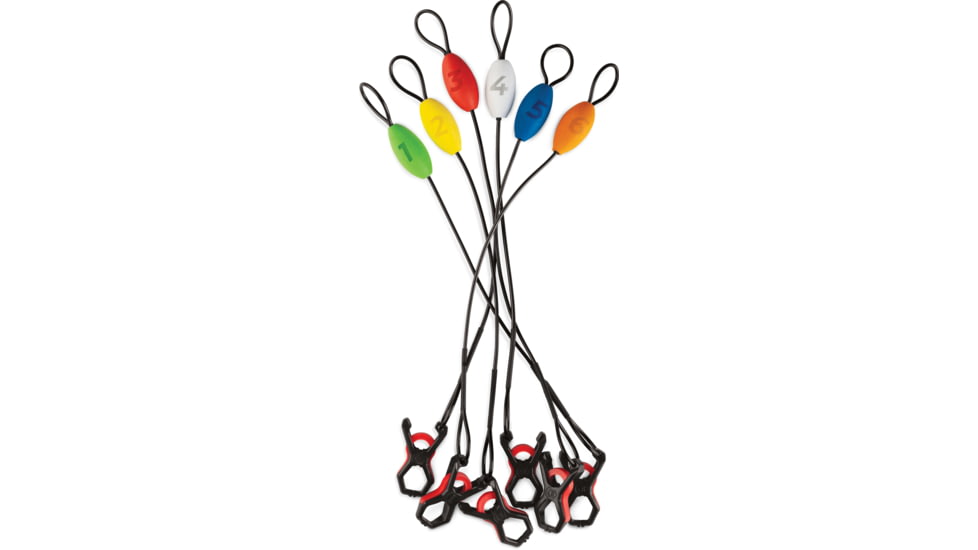 Rapala Lip Grip Cull Tags 6-Pieces, Quick Fish ID Non-penetrating clips, Multicolored EVA Floats, Non-Corrosive Components, RLGCT