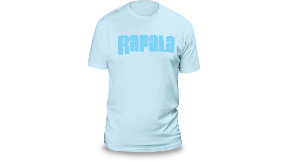 Rapala Next Level T Shirt, Ice Blue / Blue Logo, Extra Large, RNLT9034XL