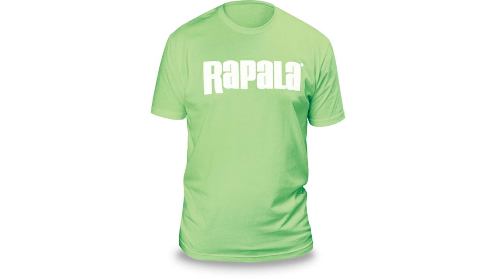 Rapala Next Level T Shirt, Light Green / White Logo, Small, RNLT9042S