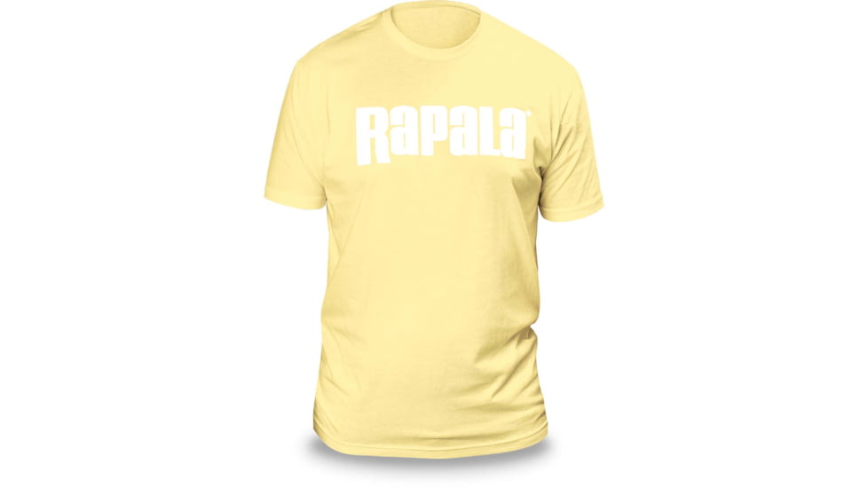 Rapala Next Level T Shirt, Light Yellow / White Logo, Extra Large, RNLT9037XL