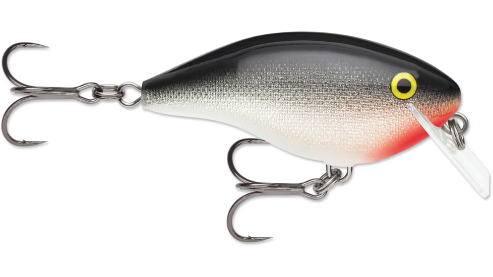 Rapala OG Rocco 05, 3/8 oz Running Depth 5', #4 Treble Hooks Silver, OGR05S