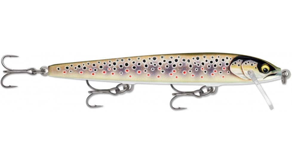 Rapala Original Floater Elite 120 Jig, Gilded Brown Trout, FE120GDBT