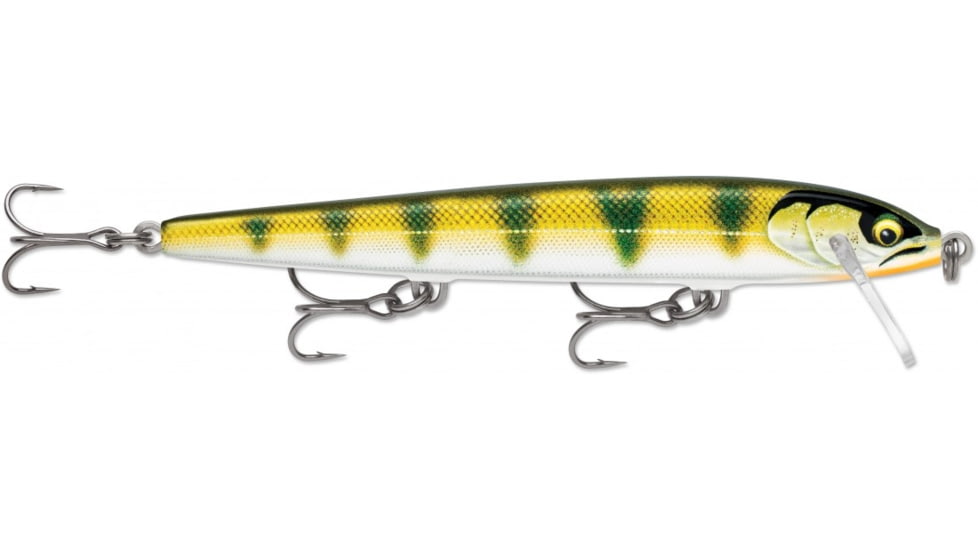 Rapala Original Floater Elite 120 Jig, Gilded Yellow Perch, FE120GDYP
