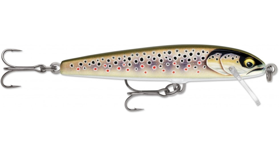 Rapala Original Floater Elite 85 Jig, Gilded Brown Trout, FE85GDBT