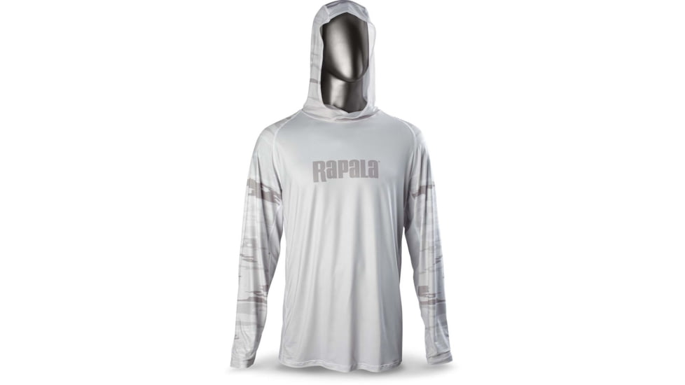 Rapala Performance Hood, Pattern Grey Camo, Large, RPH03L